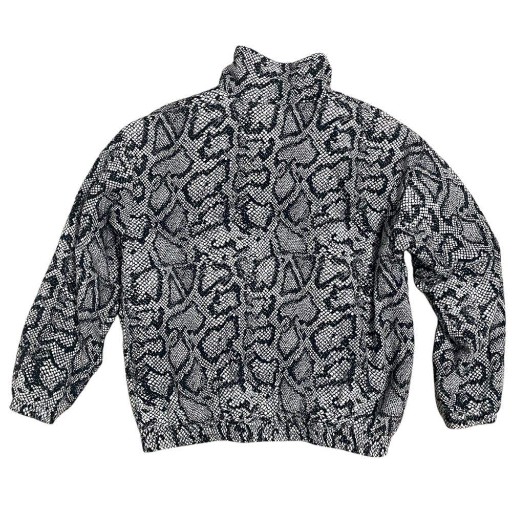 Urban Outfitters Black and White Snakeskin Print Jacket Medium - Picture 3 of 11